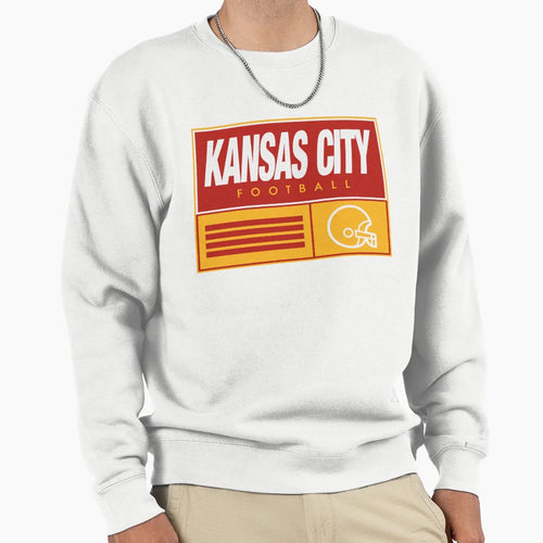 Kansas City Football Sweatshirt - Minimalist Print for Adults - T-Shirt, Sweatshirt, Hoodie