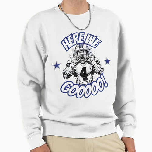 Gooo Football Fan Art Sweatshirt - Trendy Graphic Men Women - T-Shirt, Sweatshirt, Hoodie