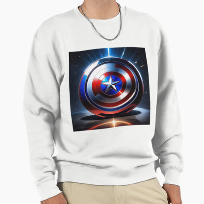 America Shield Sweatshirt - Aesthetic Graphic Unisex - T-Shirt, Sweatshirt, Hoodie