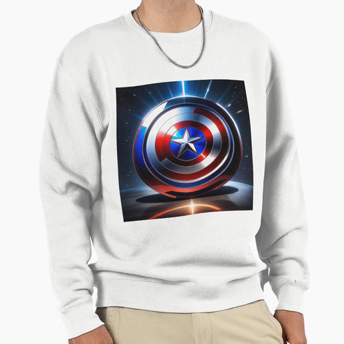 America Shield Sweatshirt - Aesthetic Graphic Unisex - T-Shirt, Sweatshirt, Hoodie
