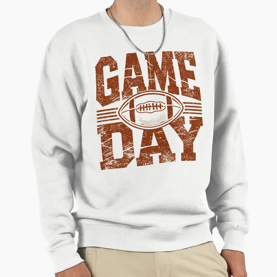 Game Day American Football Sweatshirt - Unique Graphic Men Women - T-Shirt, Sweatshirt, Hoodie