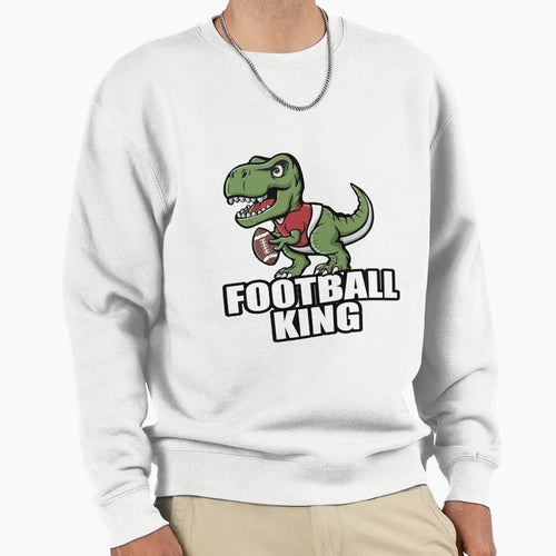 American Footbal Dinosaur Sweatshirt - Casual Everyday Wear for Adults - T-Shirt, Sweatshirt, Hoodie