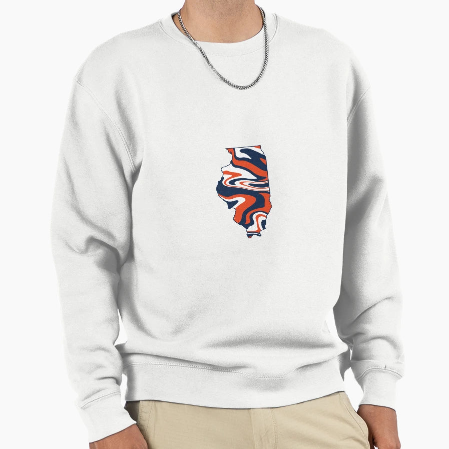 University Illinois Sweatshirt - Trendy Graphic Men Women - T-Shirt, Sweatshirt, Hoodie