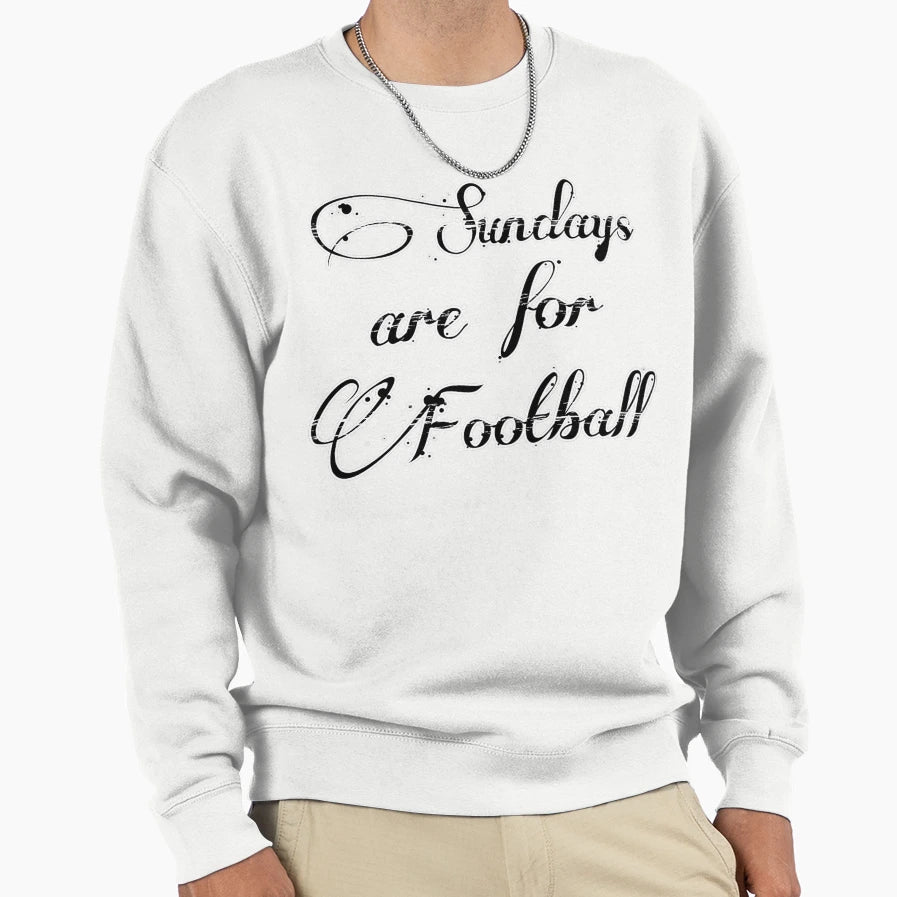 Sundays Are Football T-Shirt - Custom Art Print for Adults - T-Shirt, Sweatshirt, Hoodie