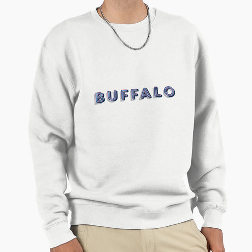 Buffalo Sweatshirt - Custom Art Print Men Women - T-Shirt, Sweatshirt, Hoodie