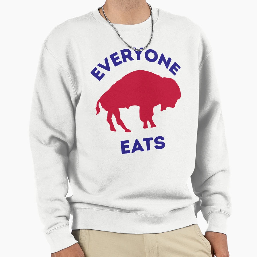Everyone Eats Sweatshirt - Aesthetic Graphic Unisex - T-Shirt, Sweatshirt, Hoodie