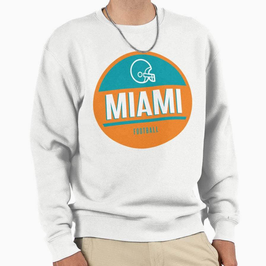 Miami Football Sweatshirt - Streetwear Style Men Women - T-Shirt, Sweatshirt, Hoodie