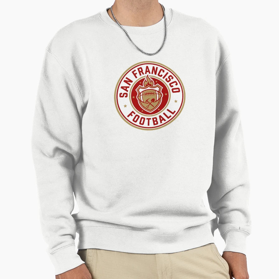 San Francisco 49Ers Sweatshirt - Casual Everyday Wear for Adults - T-Shirt, Sweatshirt, Hoodie