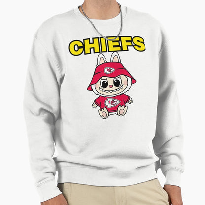 Labubu Football Chiefs Sweatshirt - Fun Novelty Design Men Women - T-Shirt, Sweatshirt, Hoodie
