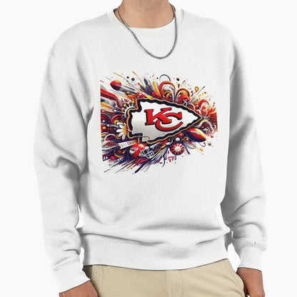 Kc Chiefs Football Sweatshirt - Aesthetic Graphic Men Women - T-Shirt, Sweatshirt, Hoodie