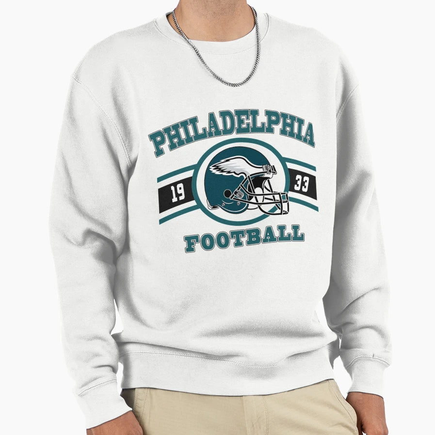 Philadelphia Football Sweatshirt - Graphic Print Men Women - T-Shirt, Sweatshirt, Hoodie