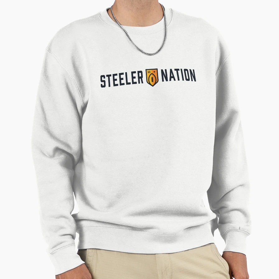 Steeler Nation Sweatshirt - Fun Novelty Design Unisex - T-Shirt, Sweatshirt, Hoodie