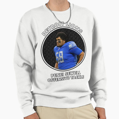 Penei Sewell Ot Detroit Lions T-Shirt - Custom Art Print for Adults - T-Shirt, Sweatshirt, Hoodie