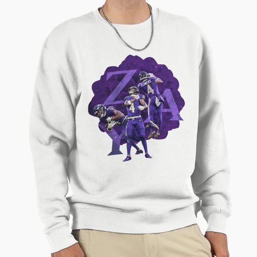 Zay Flowers Sweatshirt - Minimalist Print for Adults - T-Shirt, Sweatshirt, Hoodie
