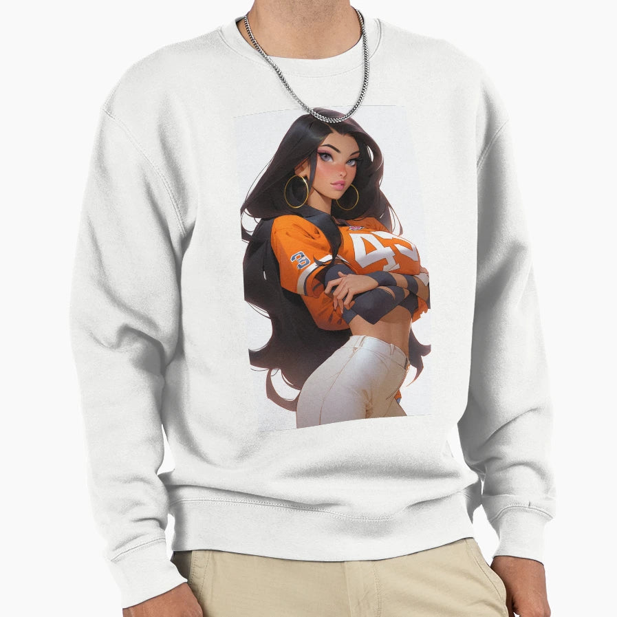American Football Player Sweatshirt - Minimalist Print for Adults - T-Shirt, Sweatshirt, Hoodie
