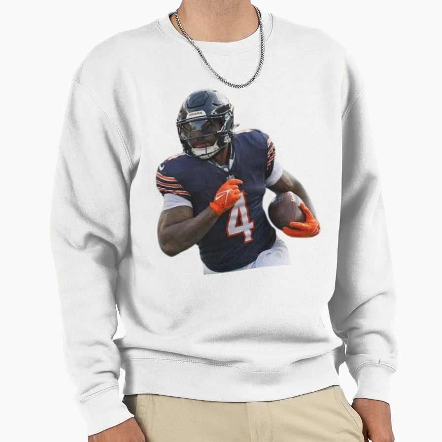 Dandre Swift Chicago Bears Sweatshirt - Casual Everyday Wear for Adults - T-Shirt, Sweatshirt, Hoodie