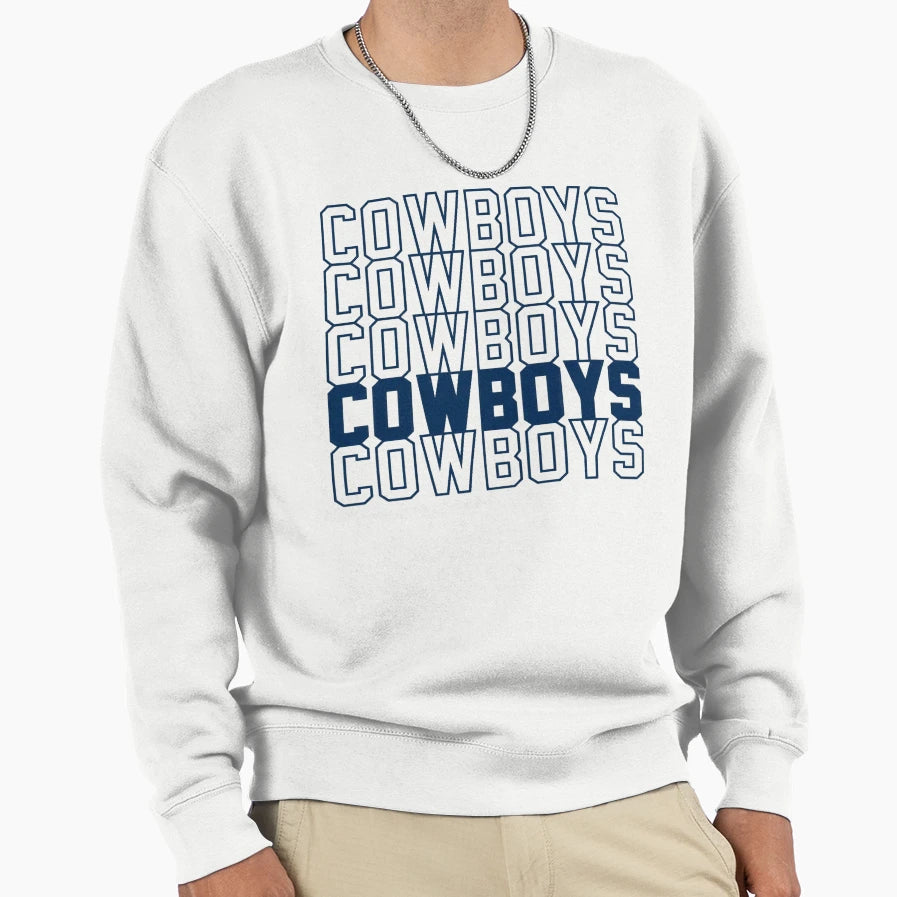 Cowboys T-Shirt - Minimalist Print for Adults - T-Shirt, Sweatshirt, Hoodie