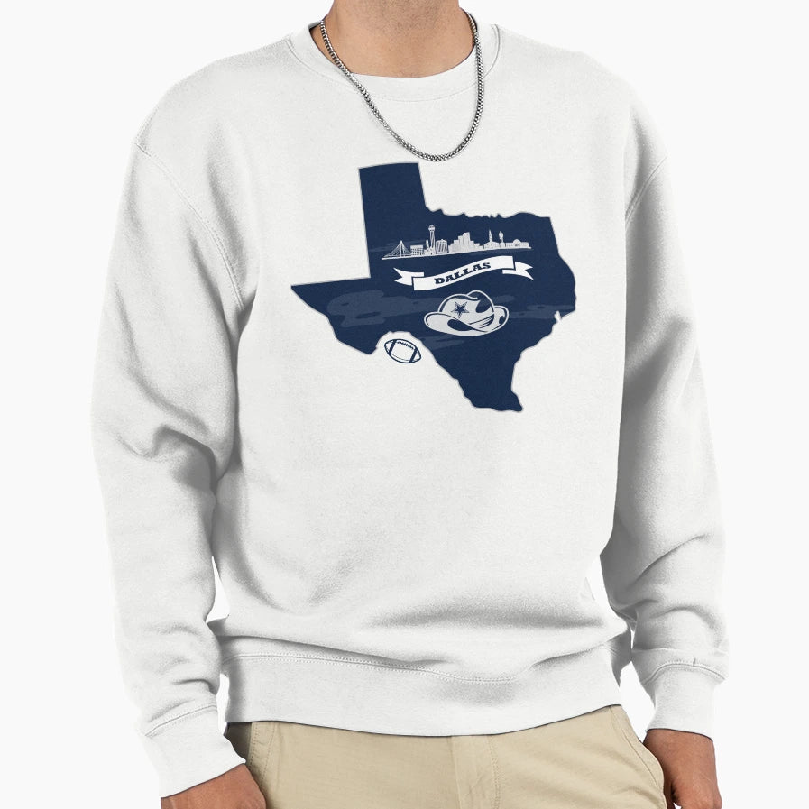 Dallas Cowboys Sweatshirt - Graphic Print Men Women - T-Shirt, Sweatshirt, Hoodie