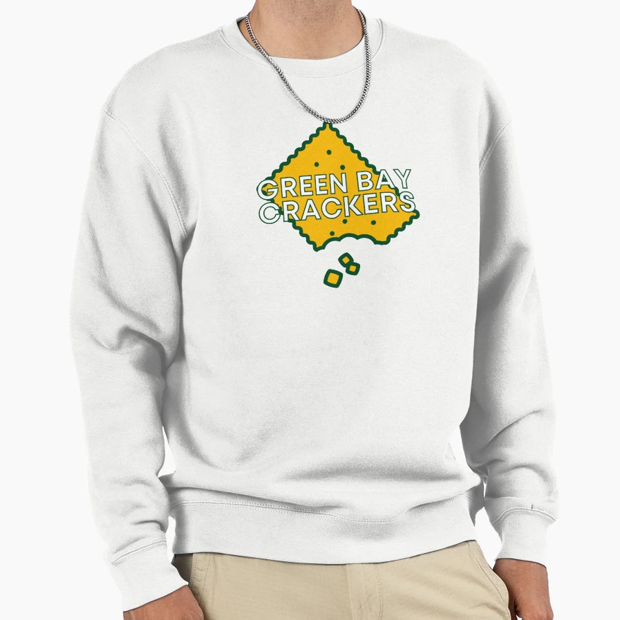 Green Bay Crackers Sweatshirt - Custom Art Print Men Women - T-Shirt, Sweatshirt, Hoodie