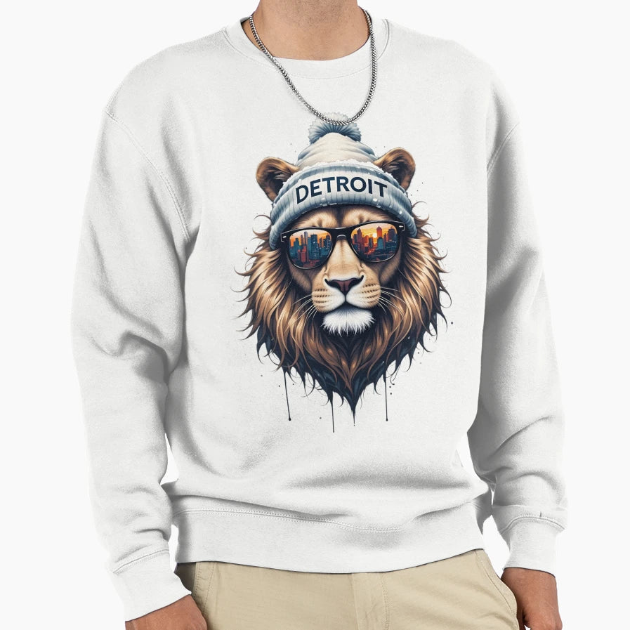 Detroit Sweatshirt - Aesthetic Graphic Men Women - T-Shirt, Sweatshirt, Hoodie