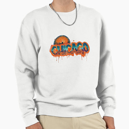 Chicago Graffiti Lights Reloaded Sweatshirt - Streetwear Style for Adults - T-Shirt, Sweatshirt, Hoodie