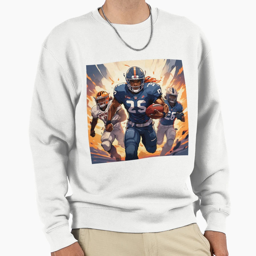 Iconic Stories American Football Sweatshirt - Minimalist Print for Adults - T-Shirt, Sweatshirt, Hoodie