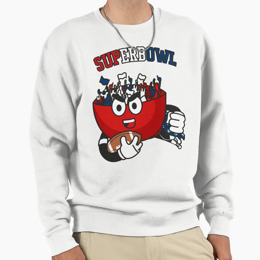 Super Bowl Football Sweatshirt - Trendy Graphic Unisex - T-Shirt, Sweatshirt, Hoodie