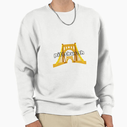 Pittsburgh Bridge Sweatshirt - Trendy Graphic Unisex - T-Shirt, Sweatshirt, Hoodie
