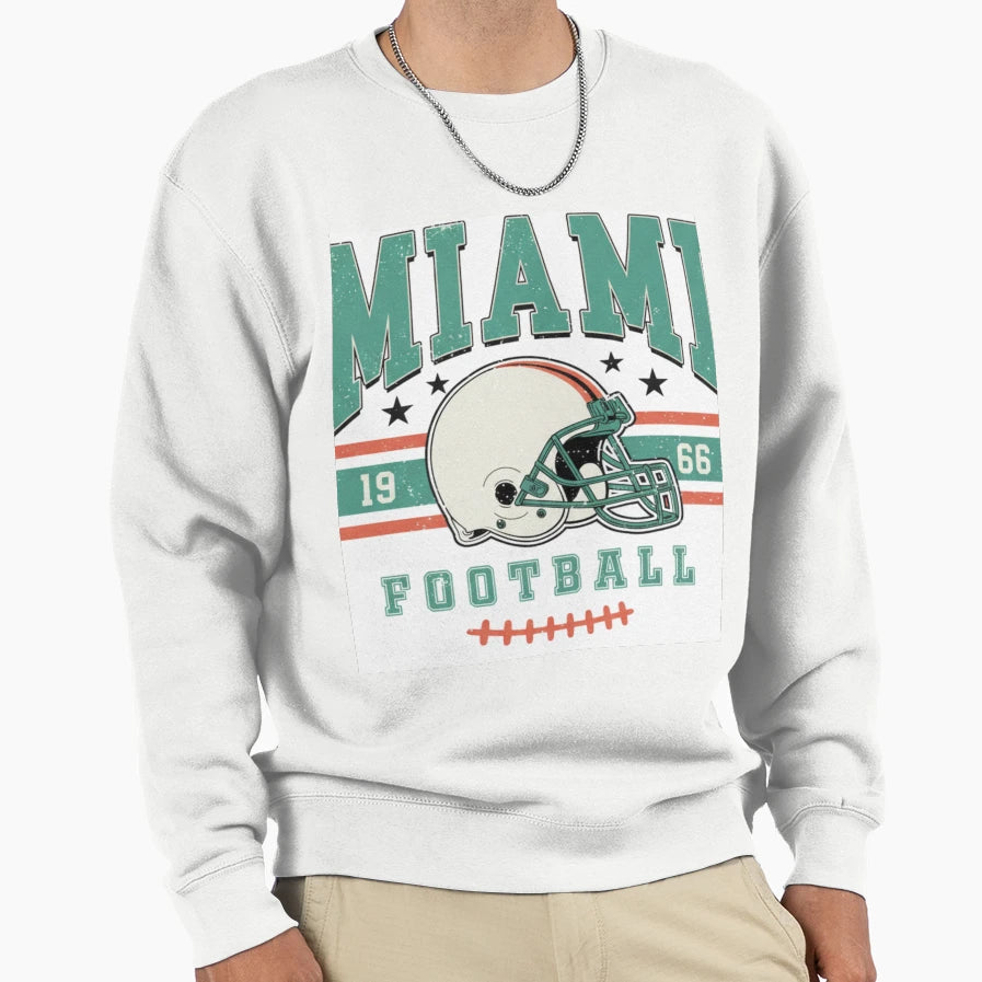 Miami Dolphins Sweatshirt - Streetwear Style Men Women - T-Shirt, Sweatshirt, Hoodie