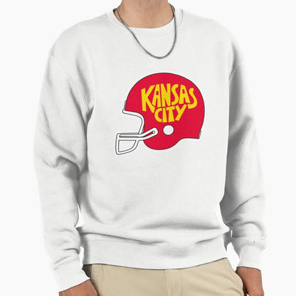 Kansas City Red Football Helmet Sweatshirt - Custom Art Print Unisex - T-Shirt, Sweatshirt, Hoodie