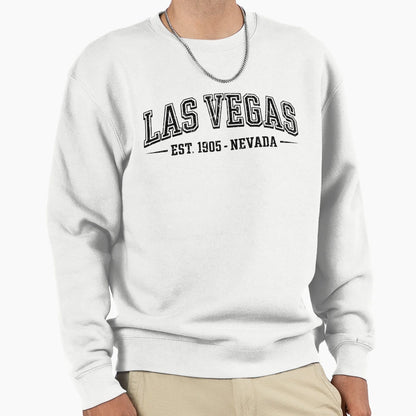 Las Vegas Nevada Typography City Sweatshirt - Aesthetic Graphic Men Women - T-Shirt, Sweatshirt, Hoodie