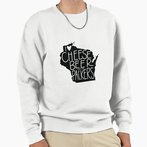 Beer Cheese Packers Sweatshirt - Unique Graphic Men Women - T-Shirt, Sweatshirt, Hoodie