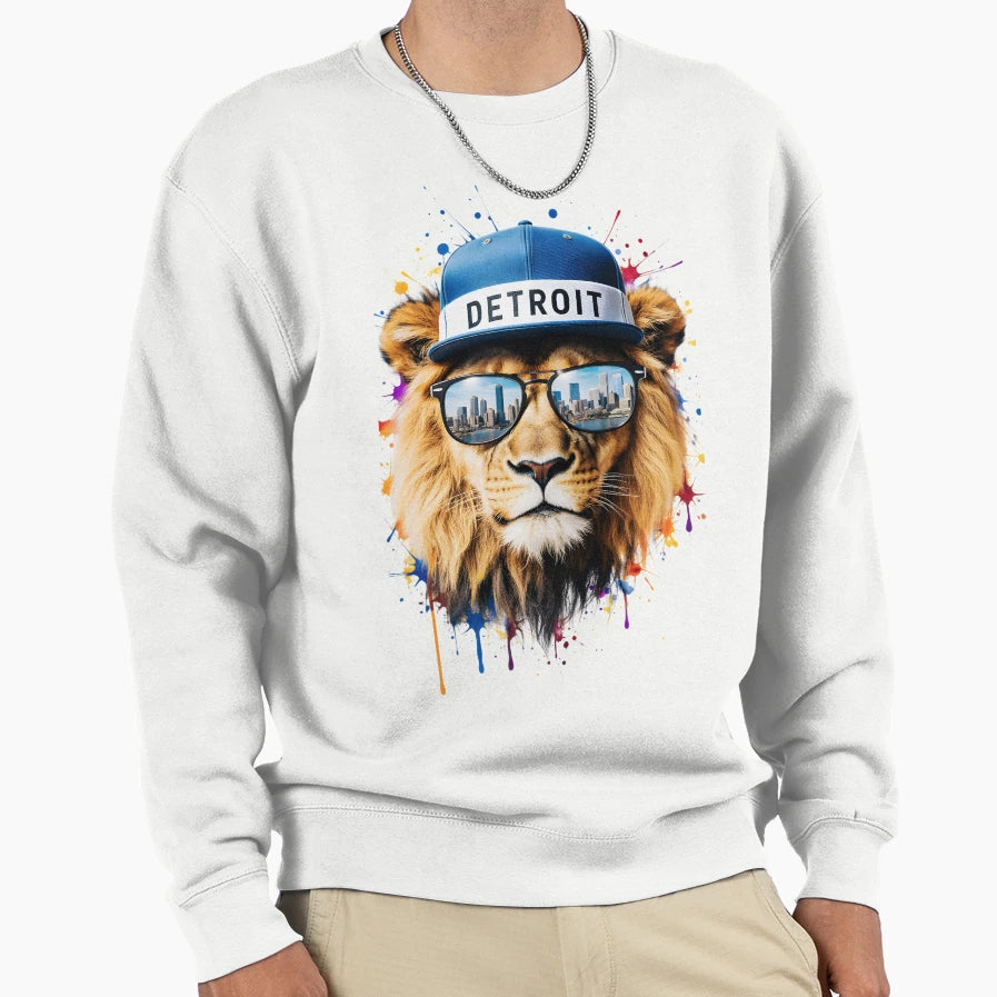 Detroit Sweatshirt - Graphic Print Unisex - T-Shirt, Sweatshirt, Hoodie