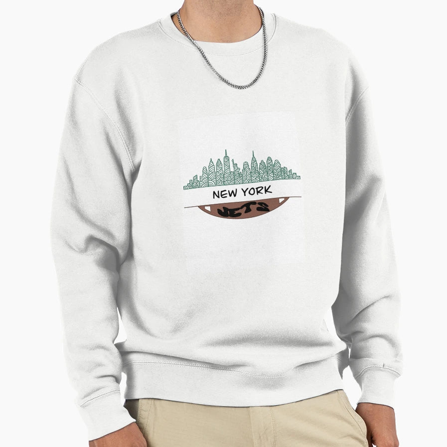 New York Jets Cityscape Sweatshirt - Streetwear Style Men Women - T-Shirt, Sweatshirt, Hoodie