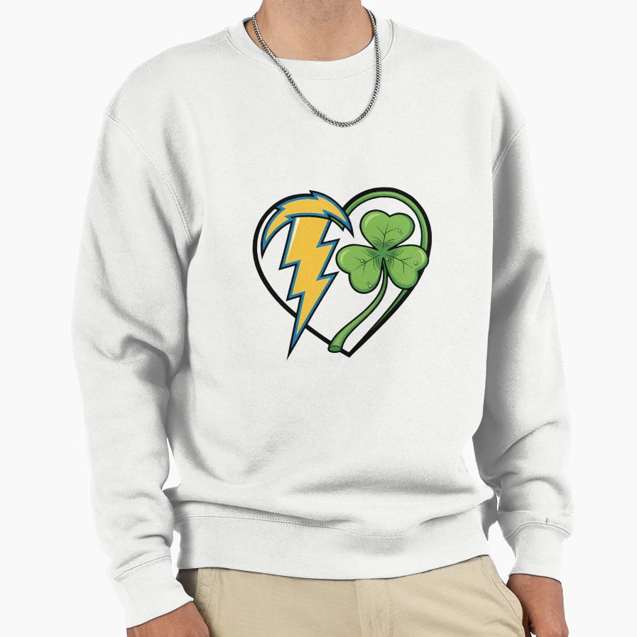 St Patricks Day La Football Sweatshirt - Minimalist Print for Adults - T-Shirt, Sweatshirt, Hoodie