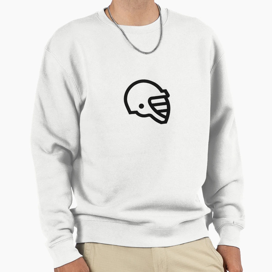 Lacrosse Helmet Sweatshirt - Graphic Print Unisex - T-Shirt, Sweatshirt, Hoodie