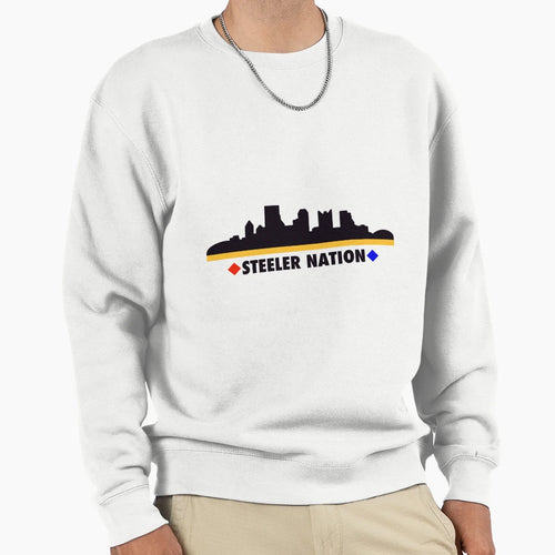 Steeler Nation Sweatshirt - Trendy Graphic for Adults - T-Shirt, Sweatshirt, Hoodie