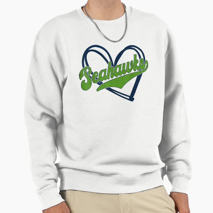 Sea Hawks Name Sweatshirt - Custom Art Print Unisex - T-Shirt, Sweatshirt, Hoodie