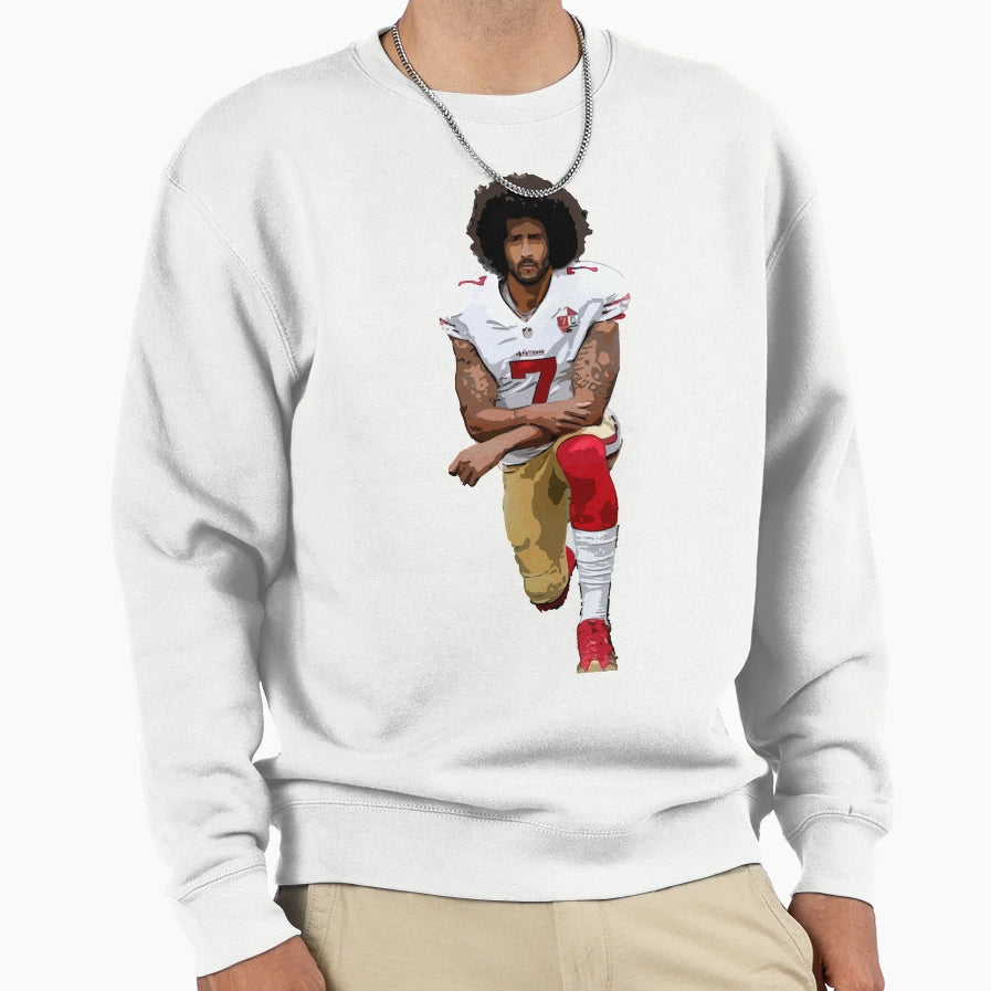 Colin Kapernick Sweatshirt - Custom Art Print Unisex - T-Shirt, Sweatshirt, Hoodie