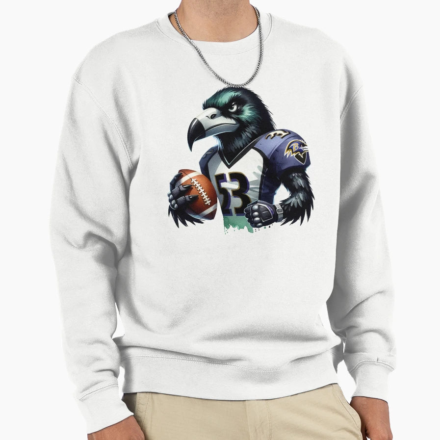 Ravens Amarican Football Sweatshirt - Trendy Graphic Men Women - T-Shirt, Sweatshirt, Hoodie