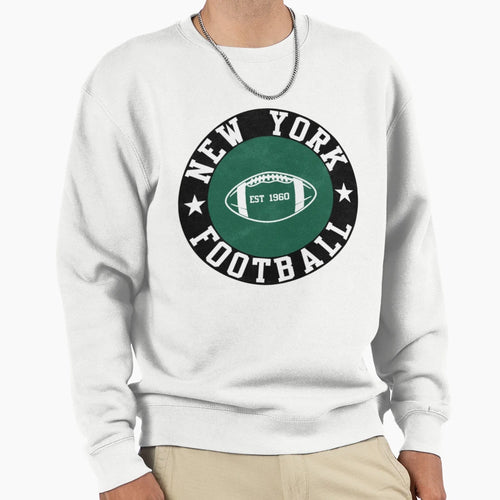 New York Football 3 Sweatshirt - Fun Novelty Design for Adults - T-Shirt, Sweatshirt, Hoodie