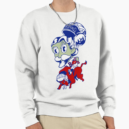 Buffalo Bill Football Sweatshirt - Minimalist Print for Adults - T-Shirt, Sweatshirt, Hoodie