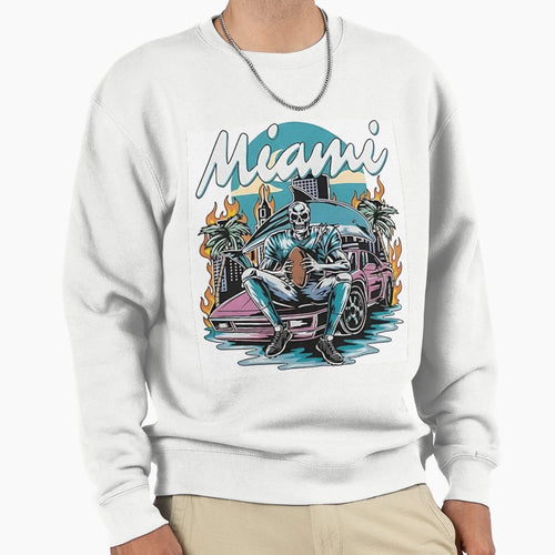 Miami Dolphins Sweatshirt - Fun Novelty Design for Adults - T-Shirt, Sweatshirt, Hoodie
