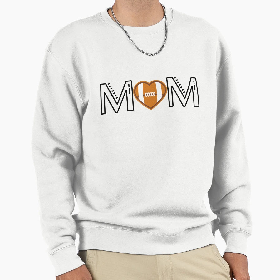 Mom Football Football Mom Mommas Sweatshirt - Trendy Graphic Unisex - T-Shirt, Sweatshirt, Hoodie
