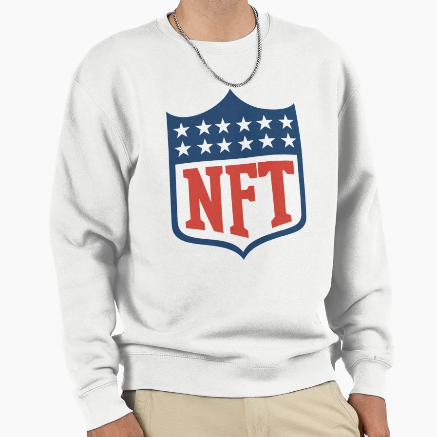 Nft Crypto Art Designed To Like Sweatshirt - Minimalist Print for Adults - T-Shirt, Sweatshirt, Hoodie