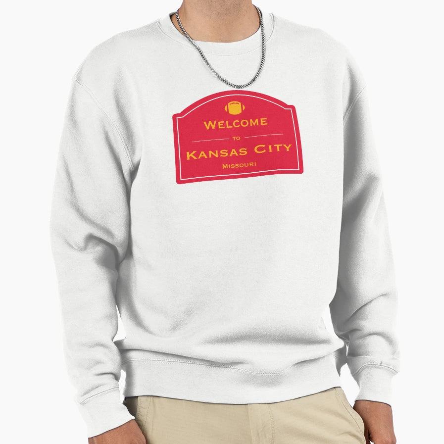 Welcome To Kansas City Missouri Sweatshirt - Custom Art Print Unisex - T-Shirt, Sweatshirt, Hoodie