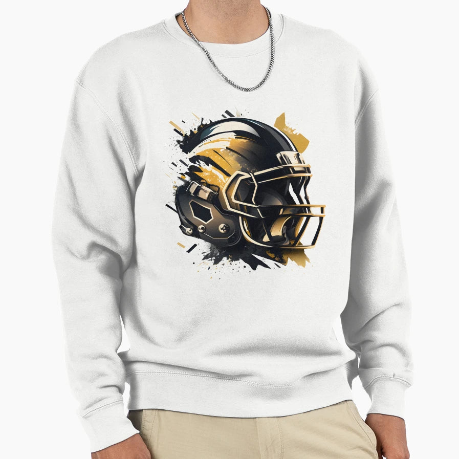 Nfl Football Helmet Sweatshirt - Minimalist Print Unisex - T-Shirt, Sweatshirt, Hoodie