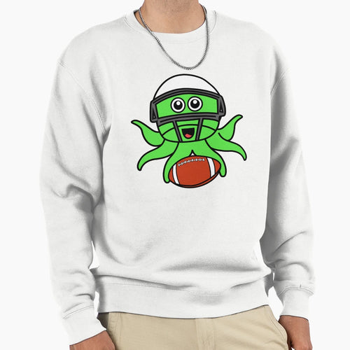 Octopia Art American Football Drawing Sweatshirt - Minimalist Print Unisex - T-Shirt, Sweatshirt, Hoodie