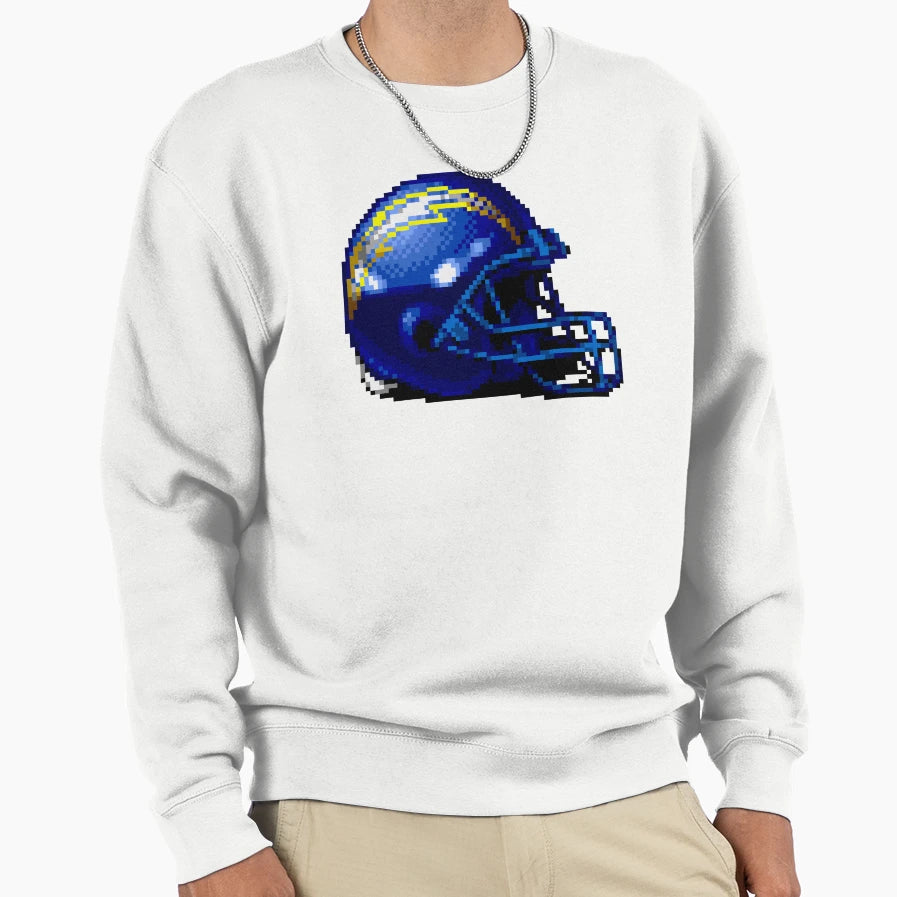 Chargers Helmet Sprite Sweatshirt - Custom Art Print Men Women - T-Shirt, Sweatshirt, Hoodie