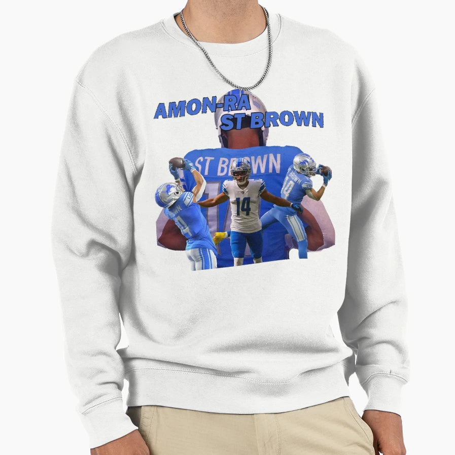 Amon Sport Ra St Brown Sweatshirt - Trendy Graphic Men Women - T-Shirt, Sweatshirt, Hoodie